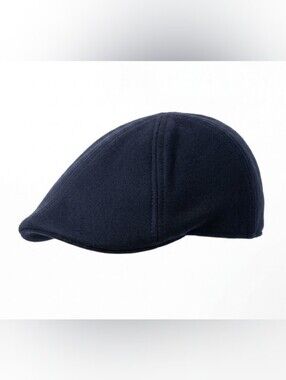 Boston Scally Kids The Game Day Flat Cap Hat Blue Navy XL 21" Boys Child